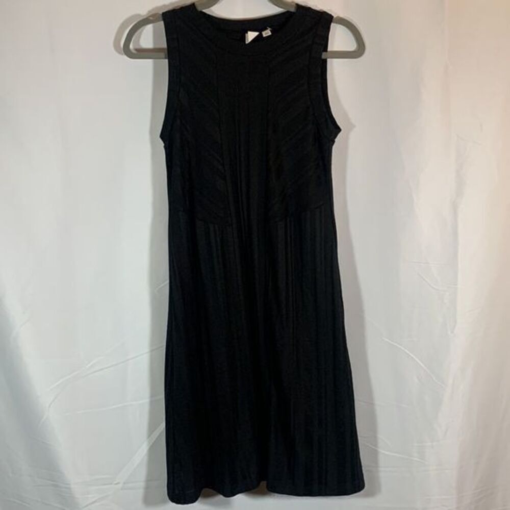 GAP Black Striped Mini/Midi Dress NWT
